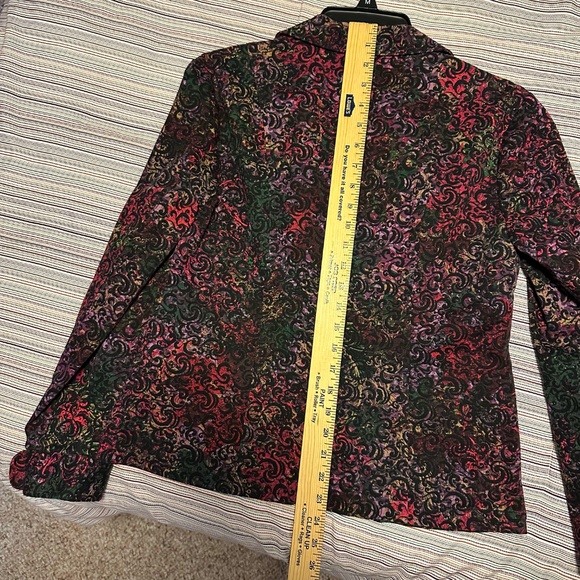 Christopher & Banks Stretch Denim Style Crop Jacket Sz. Small EUC Pit-Pit 18.5" - Picture 11 of 11